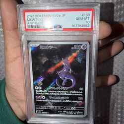 PSA 10 Mewtwo 151 Art Rare 183/165 GEM MINT Japanese