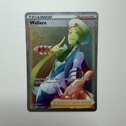 Pokemon TCG Wallace Secret 208/195 Silver Tempest NM