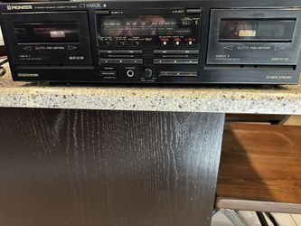 Vintage Dual Cassette Stereo Player