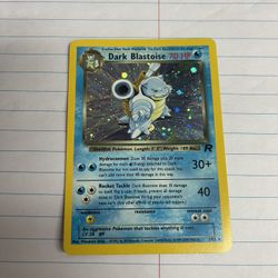 dark blastoise pokemon card for Sale in Imperial, CA - OfferUp