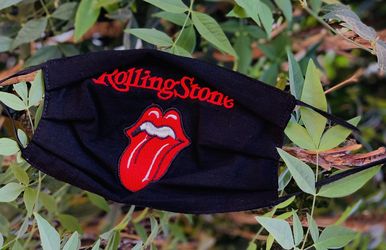 Rolling Stones embroidered Artesanal Face mask $5 each or 12 for $50