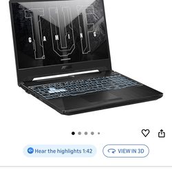 ASUS TUF gaming laptop