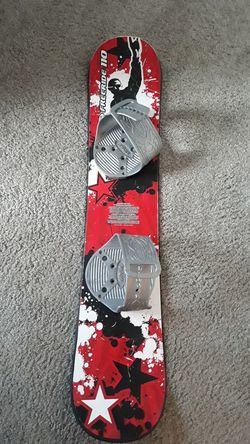 ESP FreeRide 110 / 110 Rockin Hero. Step In Beginner Snowboard. 43 Inch Free