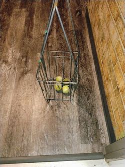 Tennis ball basket pickup only cash