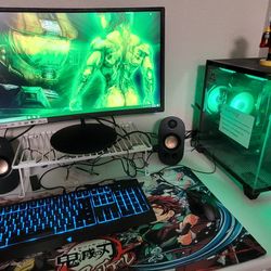 Gaming PC bundle, Desktop Monitor And Accessories