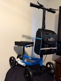 Aojin Knee Scooter Walker with Bag