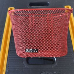 Red Biria Kids Bicycle Basket – Metal Mesh