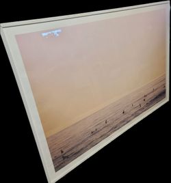Urban Outfitters Large Ocean Wall Art, White Frame