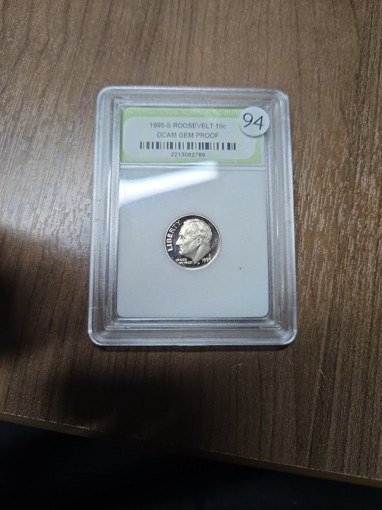 1995 S Dcam Gem Proof Roosevelt Dime