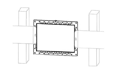 JBL WB8, Rough-In Kit for Control 128W/WT Installation