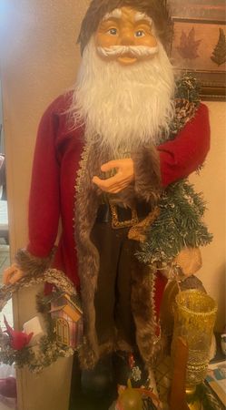 Large Standing Santa Claus Christmas Figurine
