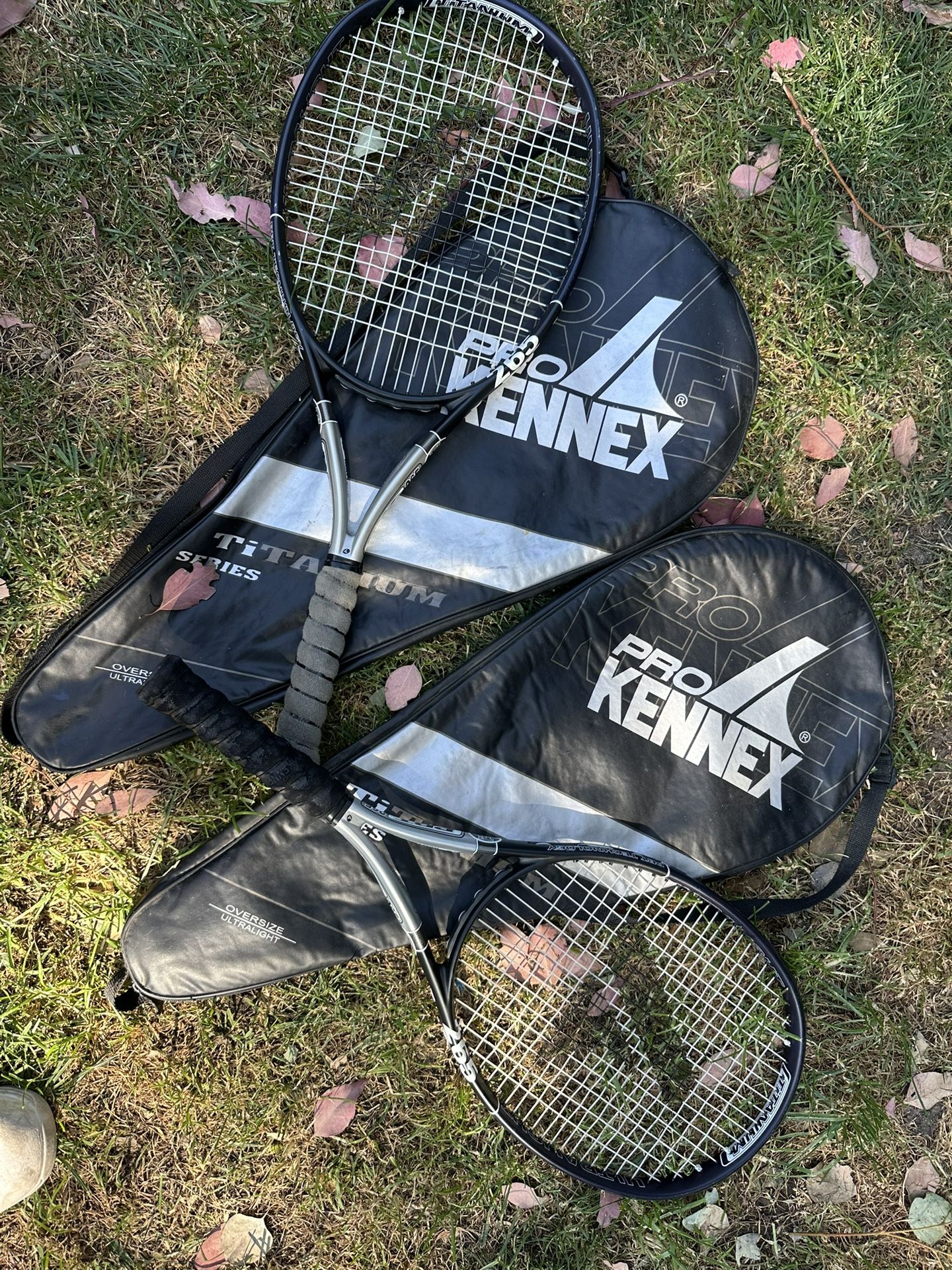 Set Of Two Pro Kennex Tennis Racket With cover
