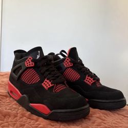 Jordan 4 Retro Red Thunder Size 8