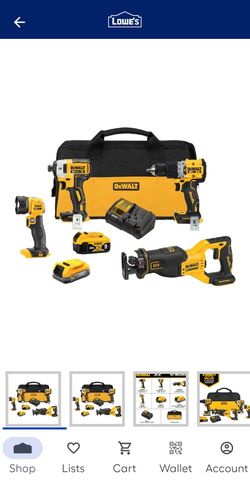 Dewalt XR combo set