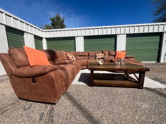 Huge reclining sectional
