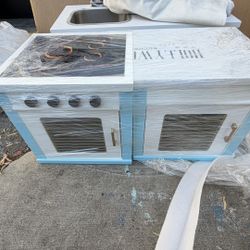 Brand New Kid Playground Gas Grill Oven Set 