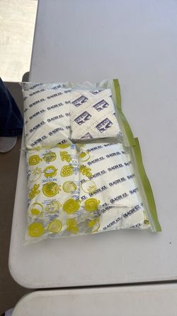 Reusable Gel Ice Packs for Coolers & Lunch Bags