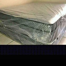 King size new thick pillow top bed can deliver 