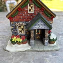 Holiday Time Village Collectibles Porcelain Greenhouse w/ Box Walmart 