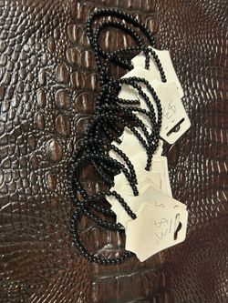 Black acrylic bracelet $3