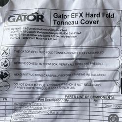Gator EFX Hard Fold Tonneau Cover