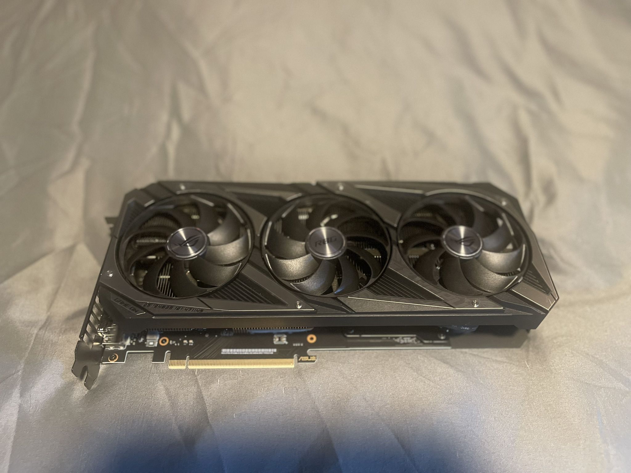 ASUS ROG Strix NVIDIA GeForce RTX 3060 V2 OC Edition Gaming Graphics Card (PCIe 4.0, 12GB GDDR6, HDMI 2.1, DisplayPort 1.4a, Axial-tech Fan Design, 2.