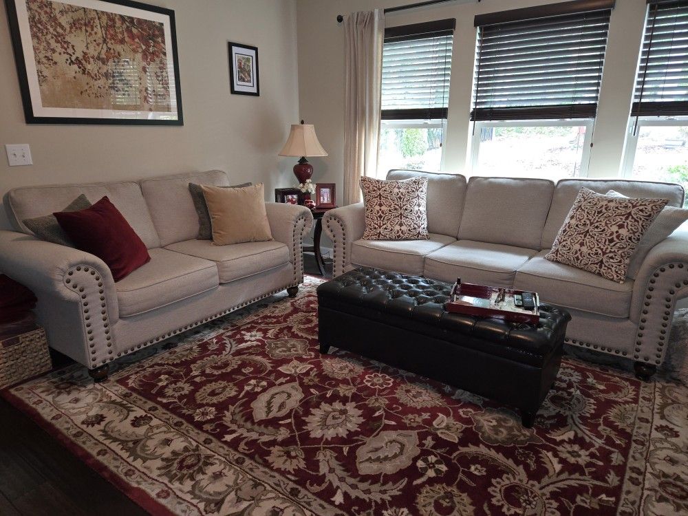 Sofa And Loveseat. 300.00