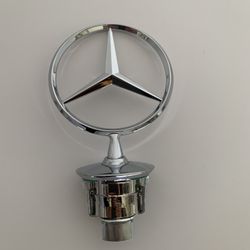 Mercedes Benz Vehicle Hood Star Emblem -Chrome