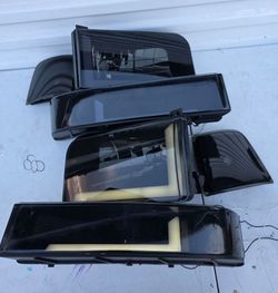 92-96 Ford F150 F250 F350 Bronco LED DRL Headlights Luces Micas Calaveras Faros Faroles Focos Headlamps