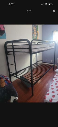 Bunk bed twin heavy metal
