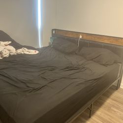 King Bed Frame And Mattress 