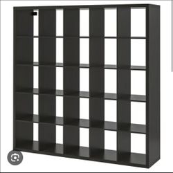 Free Black IKEA 5 x 5 bookshelf