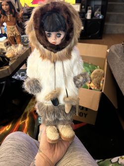 Eskimo Porcelain Doll Kukita