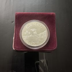 1993 Joe Camel Silver Coin 