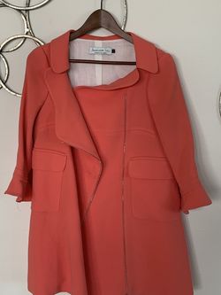 Tara Jarmon Long Coral Jacket