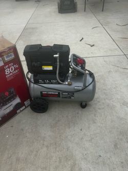 Shop Husky 10 Gal. 175 PSI Electric Oil-Free Quiet Auto/Workshop Hotdog Air Compressor with Dual Gauges and 1-Quick Coupler Questions & Answers