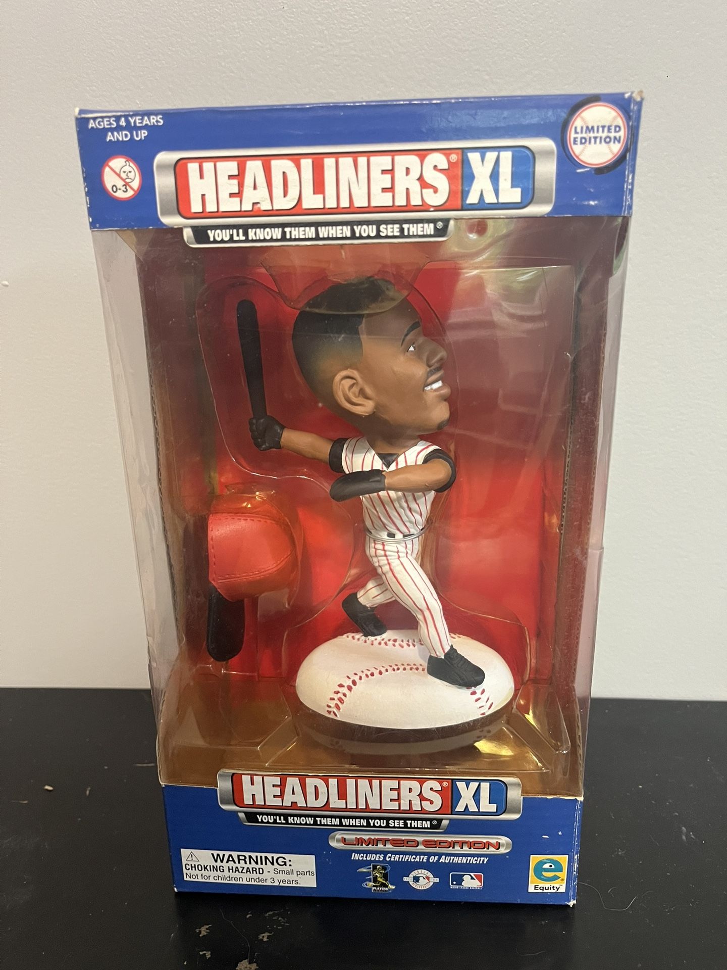 Headliners XL MLB Limited Edition Ken Griffey Jr Cincinnati Reds Action Figure