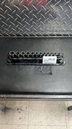 Snap-On Snap On 12pc 1/4” Drive 6-Point Metric MM Semi Deep Socket Set 5-15mm 112TMMSY