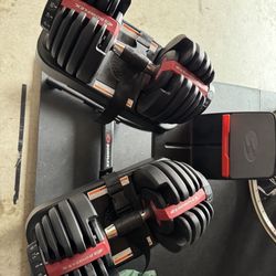 Excellent Pair of Bowflex Selectech 552 Dumbbells