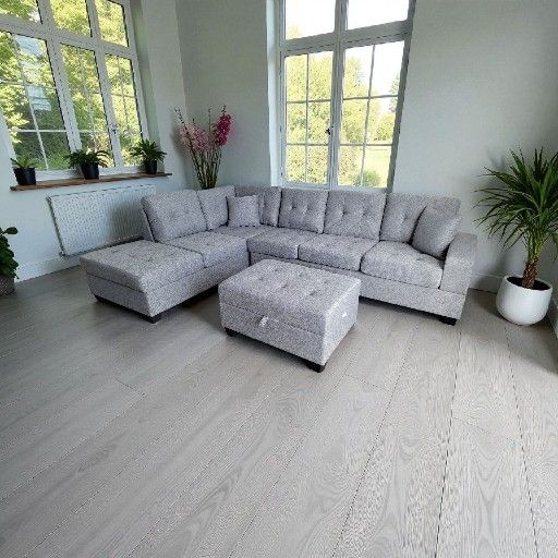 Sectional Sofa With Ottoman New