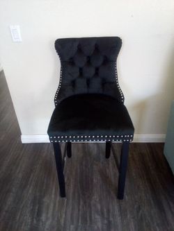 Black high chair new $80