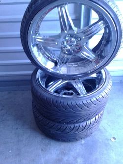 Rims with tires