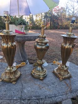 Solid Brass Lamps