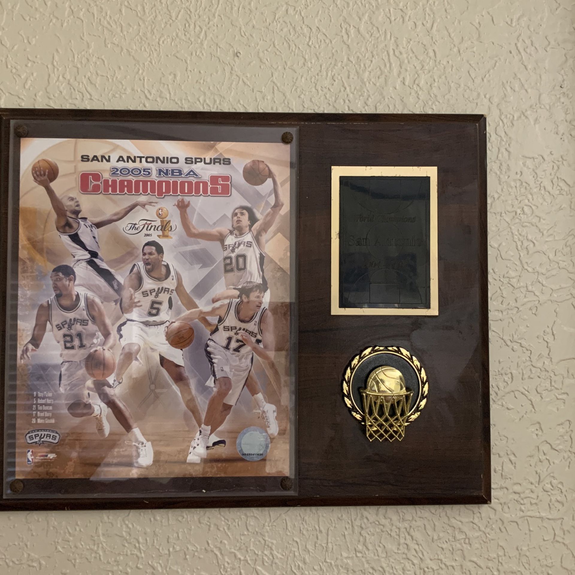 2005 San Antonio Spurs Championship 