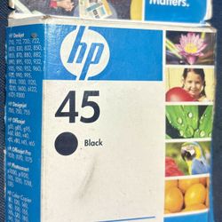 HP 45 black ink cartridge.  (product number 51645A)