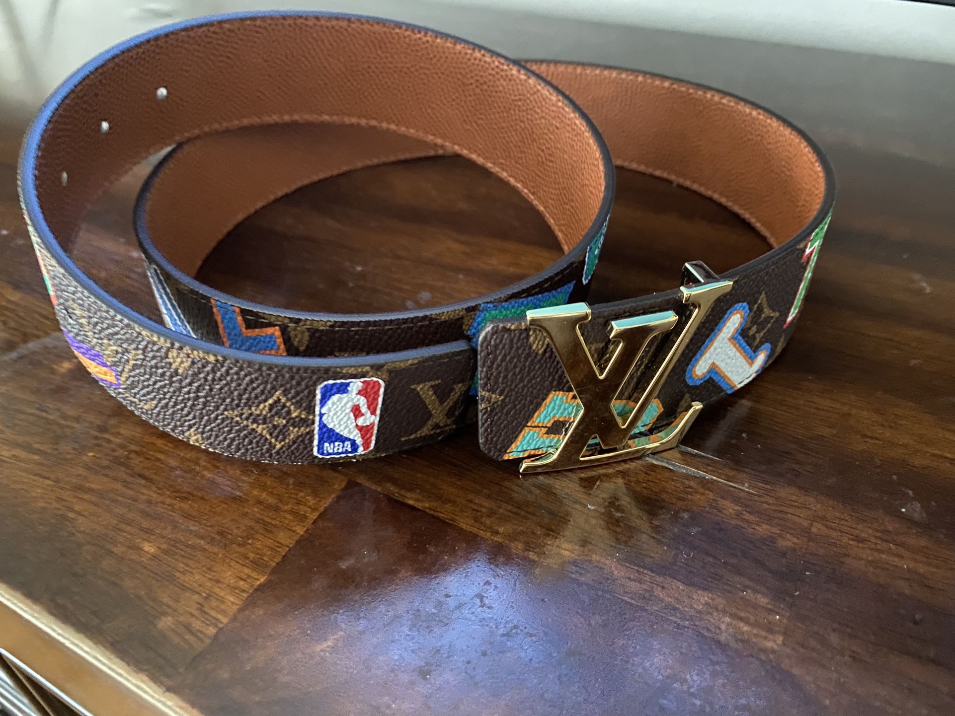 Louis Vuitton/NBA Belt