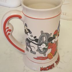 RARE Disney Mickey Through The Years Stein