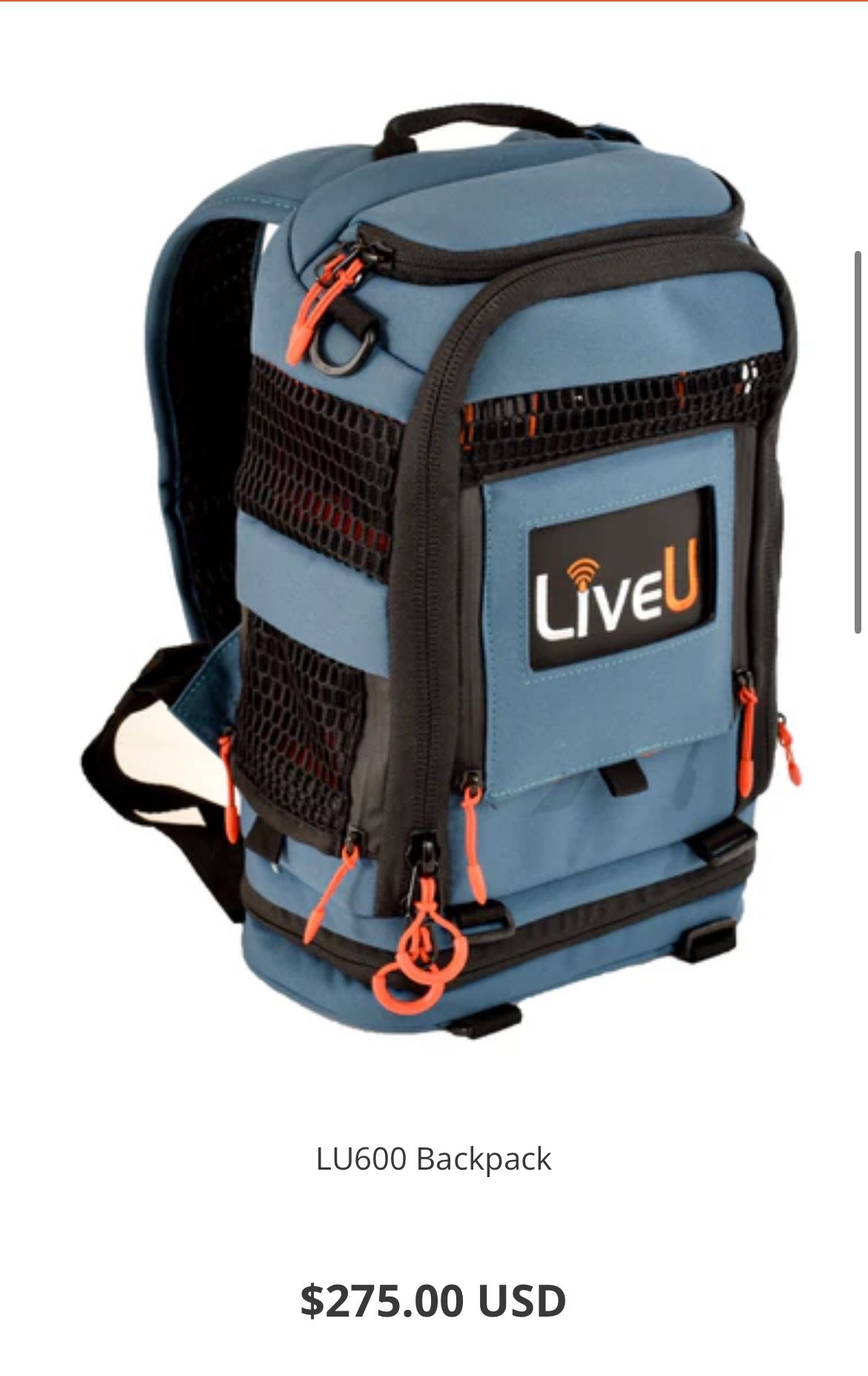 Liveu600 Backpack 