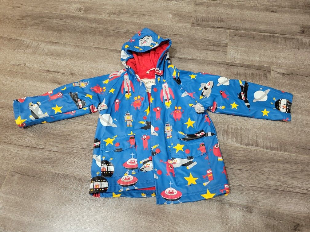 Hatley Rain coat jacket size 3