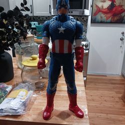 20 Inch  CAPTAIN  AMERICA  ACTION FIGURE